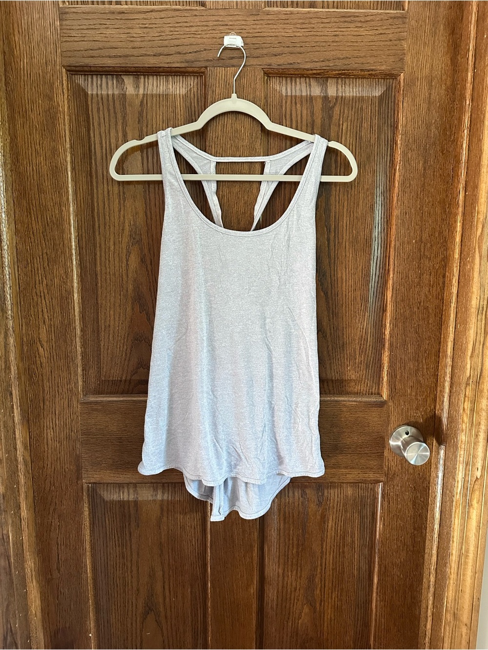ZYIA Light Gray Strappy Racerback Tank